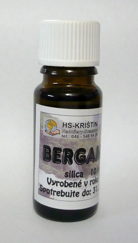 Bergamot - esenciální olej 10ml BERGAMOT - má antiseptické účinky, podporuje trávení, hojení, posiluje nervy, zlepšuje dýchání, snižuje horečku, tlumí bolest, působí...