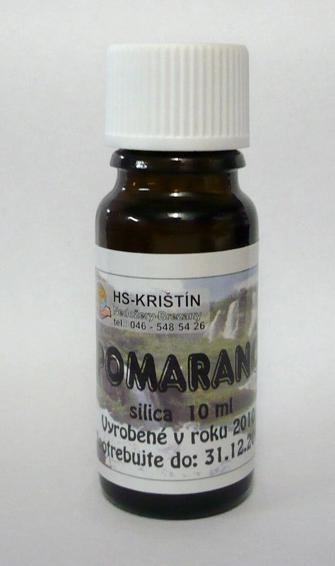 Pomeranč - esenciální olej 10ml POMARANČ - antidepresivní, osvěžující a uvolňující, pomáhá proti horečce, při nechutenství, používá se do koupelí a na masáže. ...