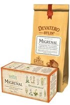 Migstop (Migrenal) 50g Bylinný čaj vhodný při migrénách a opakovaných bolestech hlavy. Pije se při potížích a pravidelně preventivně v období klidu. ...