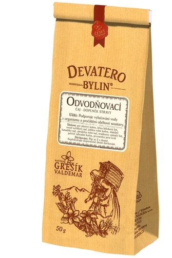 Odvodnění 50g Bylinný čaj, který se doporučuje při problémech s vylučováním vody z těla a doporučuje se také k pročištění oběhového systému. ...