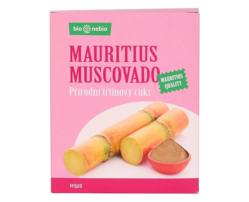 Třtinový cukr Muscovado 400g bio nebio Třtinový cukr z Mauricia je známý po celém světě. Cukrová třtina zde roste na úrodné sopečné půdě tropického ostrova. Muscovado je...
