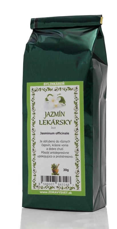 Jasmín - květ 30g Jasmín lékařský (Jasminum officinale, L.) - květ, je oblíbený v různých čajových přípravcích, krásně voní a chutná. Má...