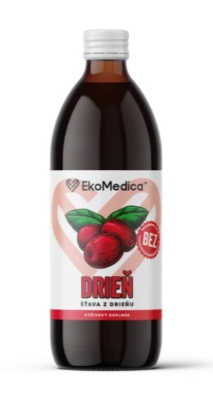 Šťáva z pískavice řecké seno100% 500 ml šťáva z dřínu 100% podporuje imunitní systém a chrání buňky před volnými radikály. Má antiseptické účinky, čistí tělo od...