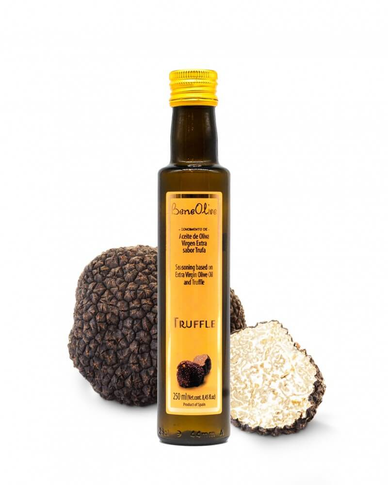 Extra panenský olivový olej s příchutí lanýžů 250 ml Señorio de Jaime Rosell Trufado je prvotřídní extra panenský olivový olej s esencí černých lanýžů ze španělských lesů Pyrenejského...