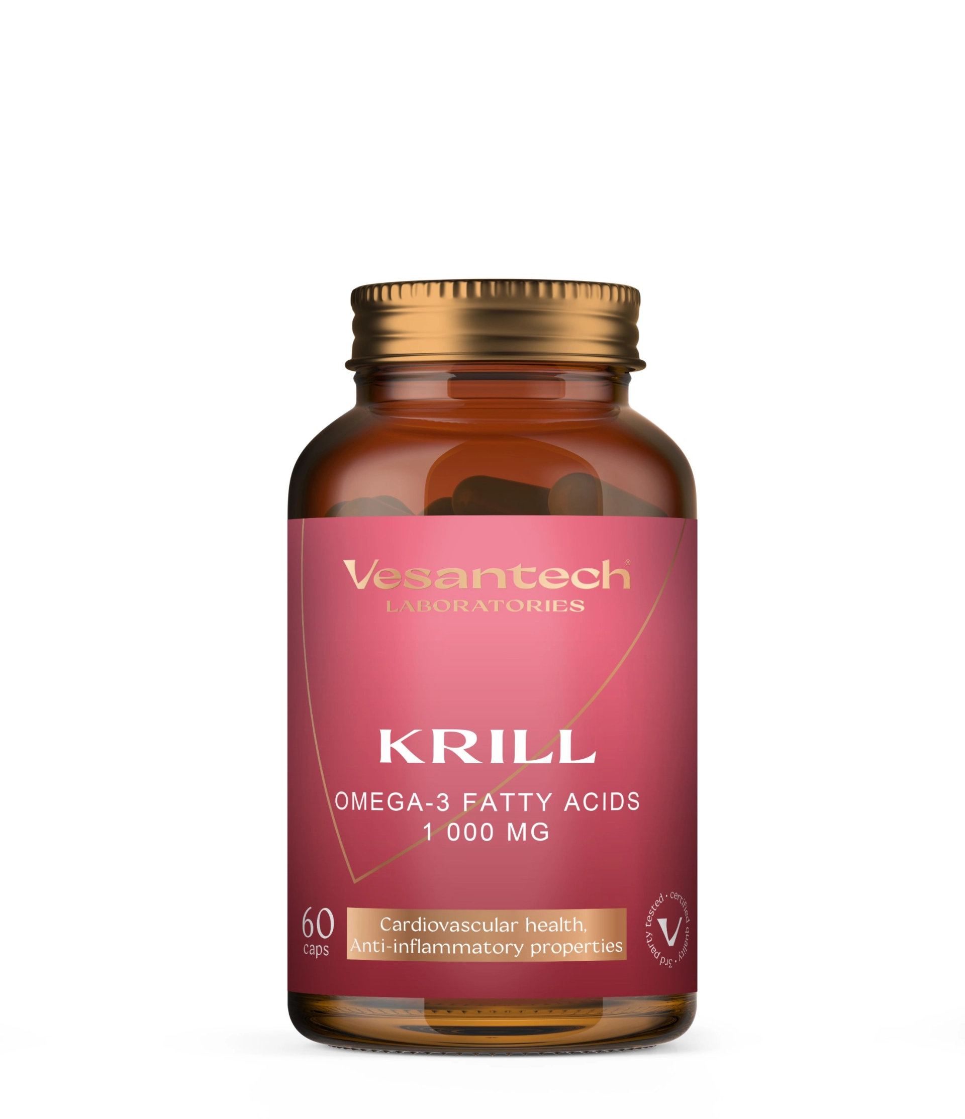 Krill olej EXTRA 1000 mg Nejlepší krillový olej na světě SUPERBA 2. Vědecky podložený produkt pro celkové zdraví, zvýšení indexu omega-3, zdraví srdce...